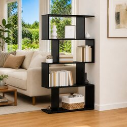 Your Friendly Black Oak Book Cabinet Awaits