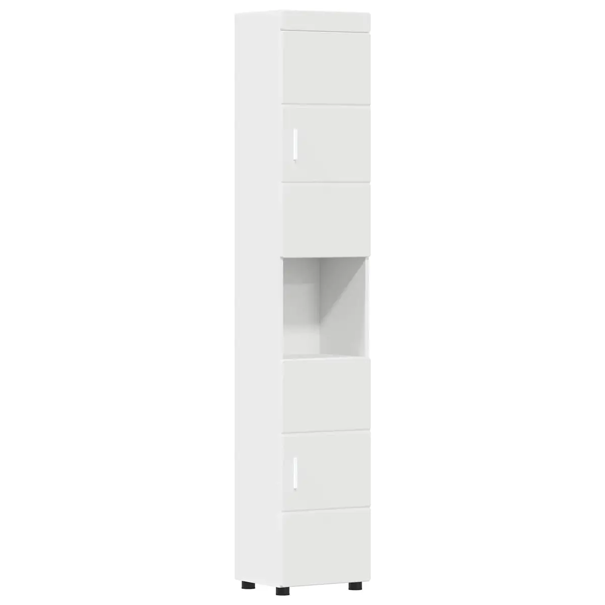 Bathroom Vanity Cabinet Set Matte White Storage Unit