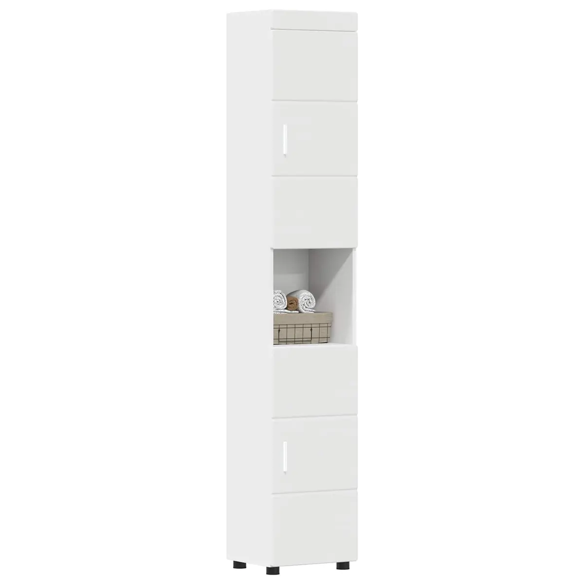 Bathroom Vanity Cabinet Set Matte White Storage Unit