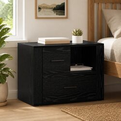 Your Ideal Black Oak Bedside Cabinet Awaits