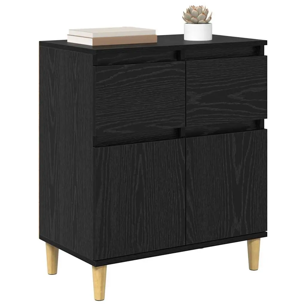 Black Oak Sideboard Cabinet