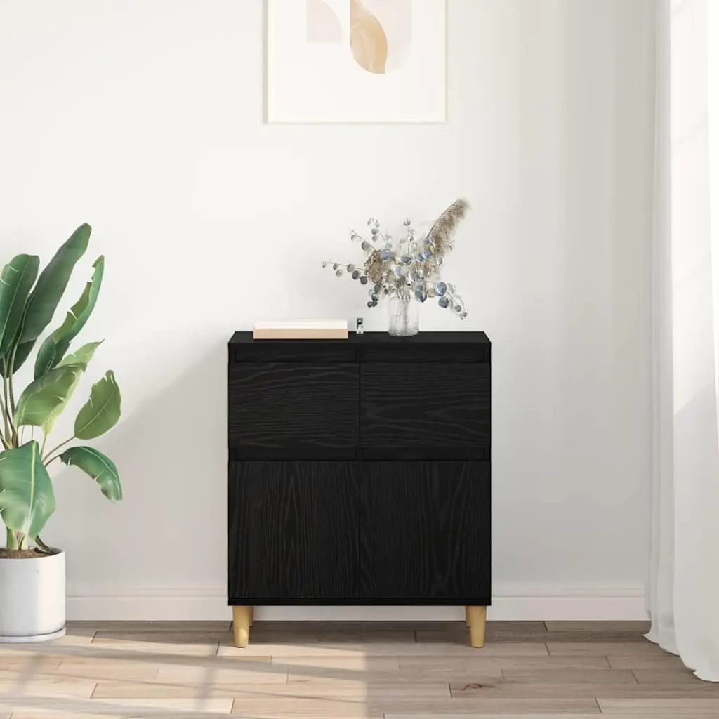 Black Oak Sideboard Cabinet