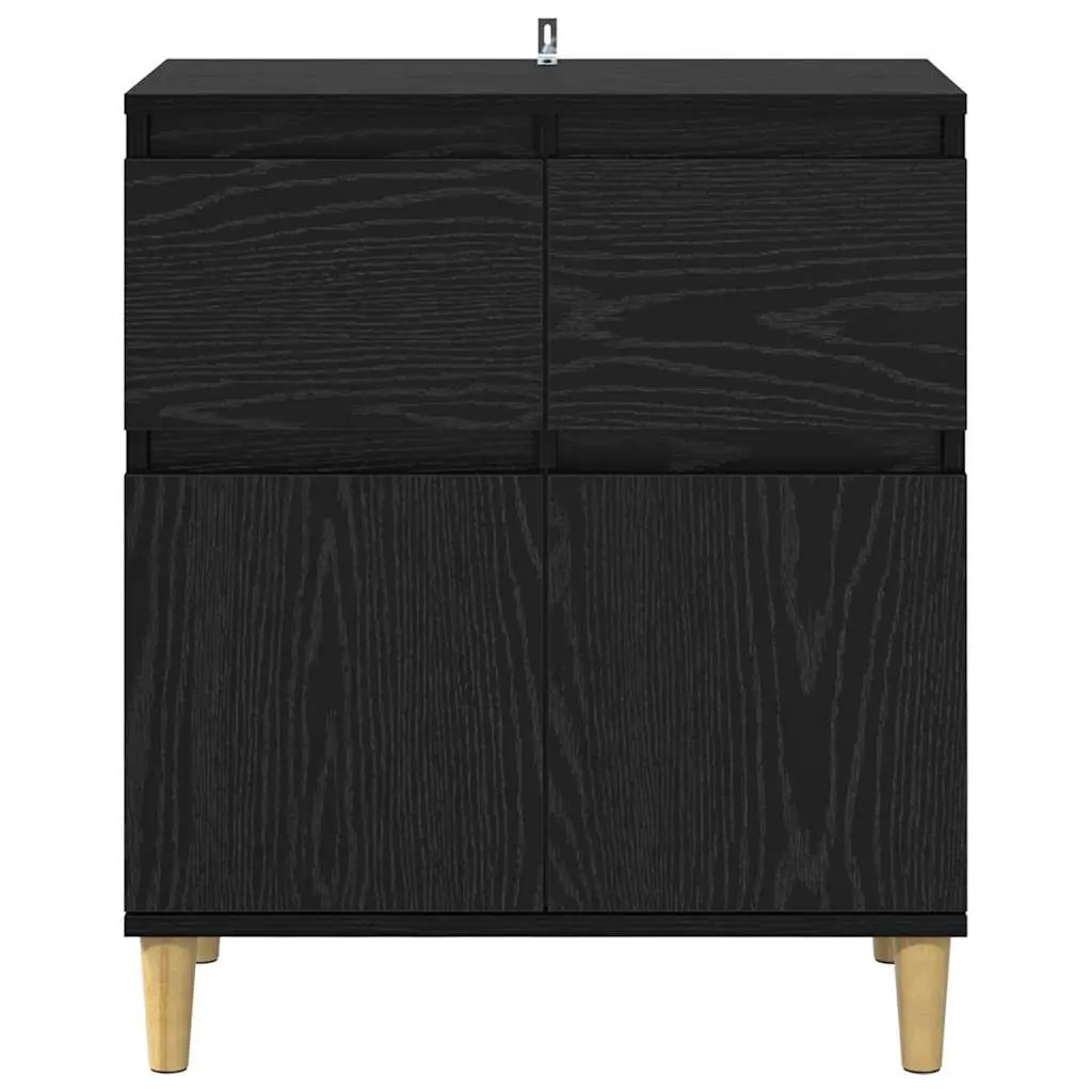 Black Oak Sideboard Cabinet