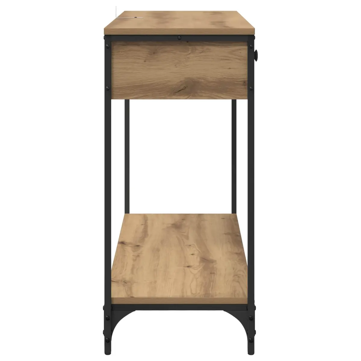 Console Table Industrial Style Brown 100 x 34.5 x 75 cm