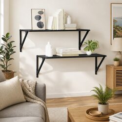 Discover Stylish Black Floating Shelves for Your Home