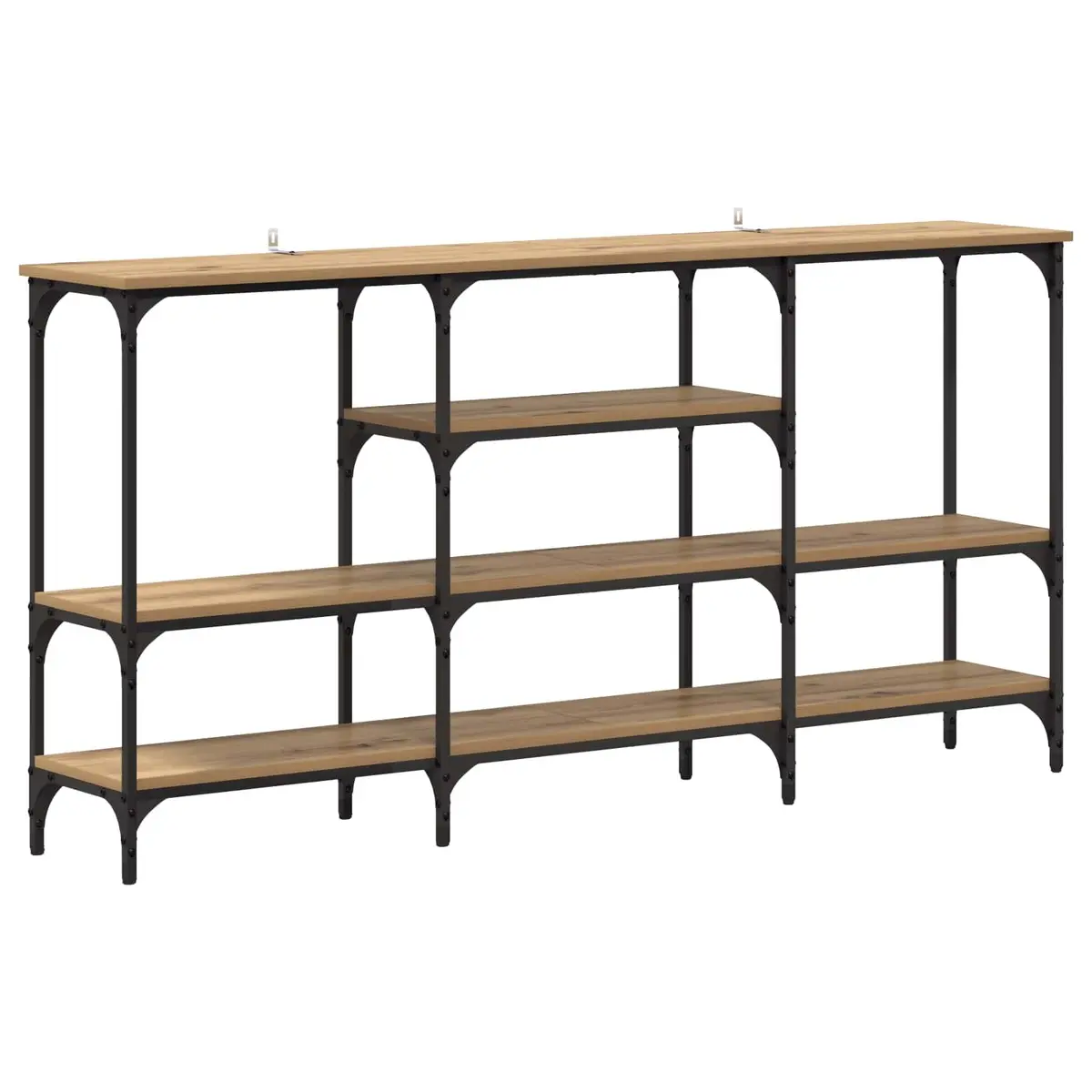 Console Table Industrial Urban Style Brown 160 x 29 x 80 cm