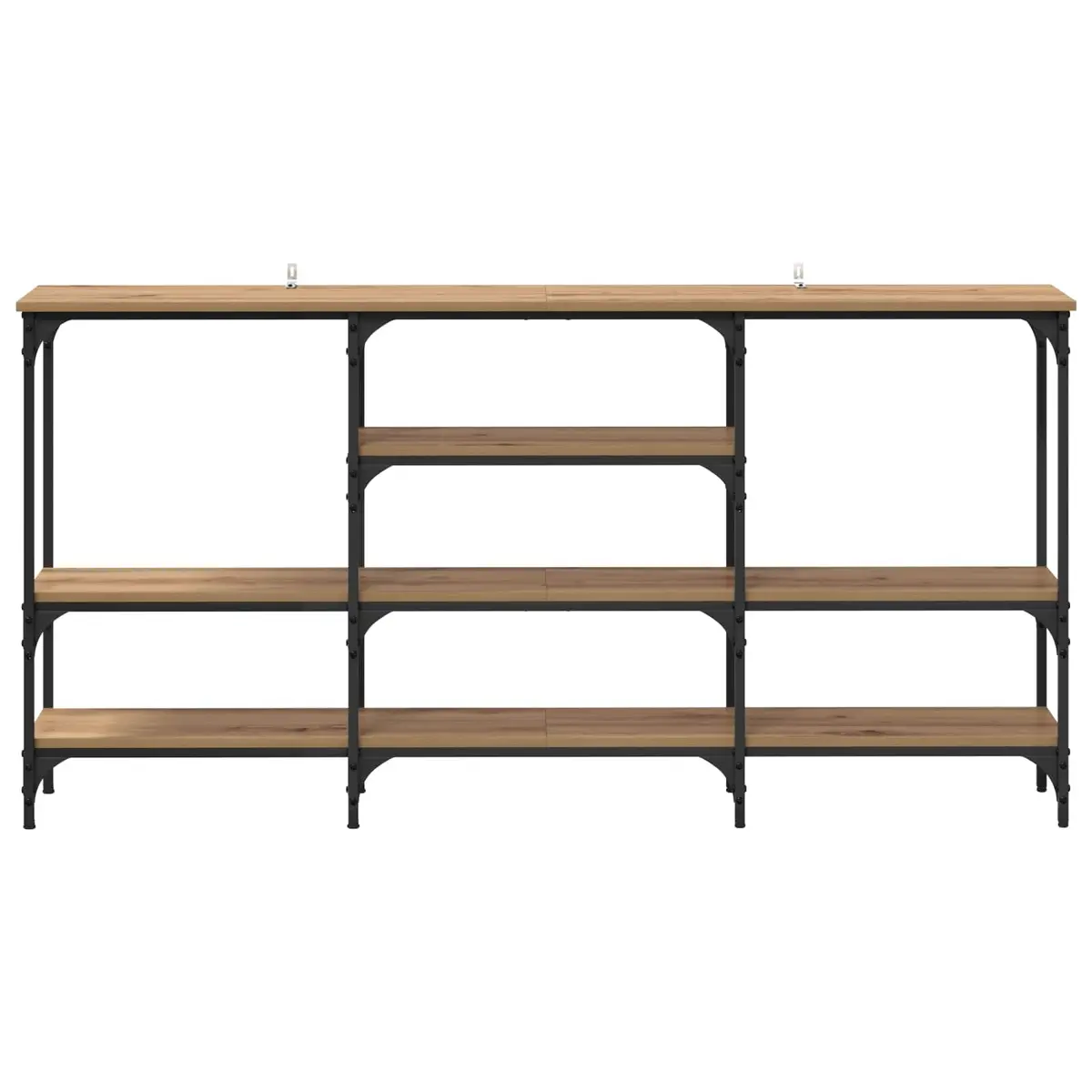 Console Table Industrial Urban Style Brown 160 x 29 x 80 cm
