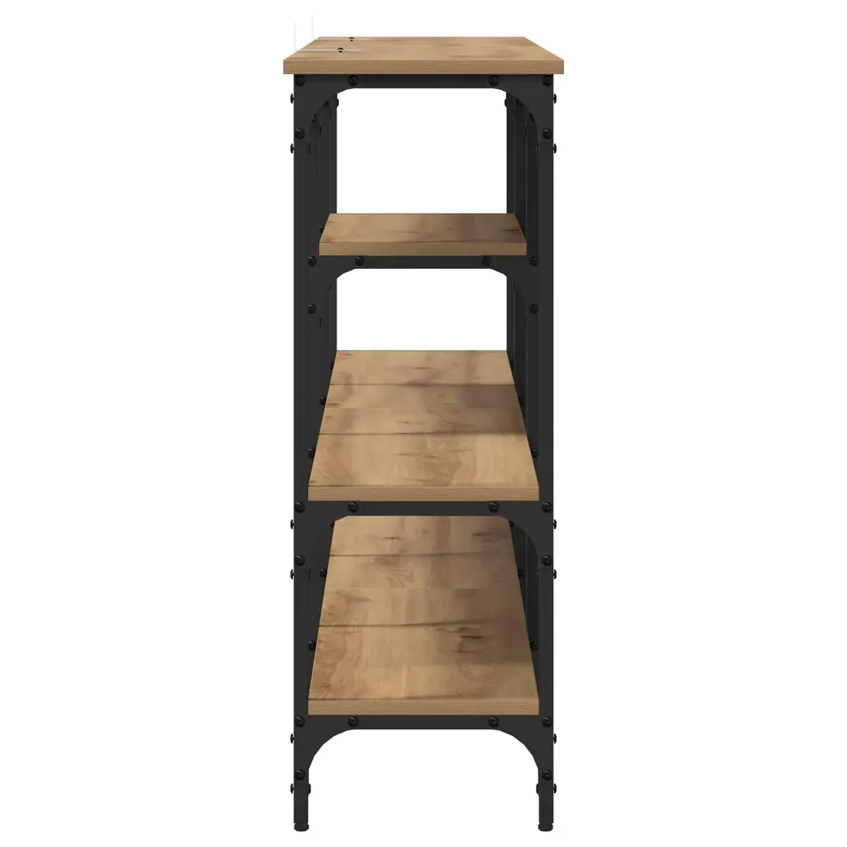 Console Table Industrial Urban Style Brown 160 x 29 x 80 cm