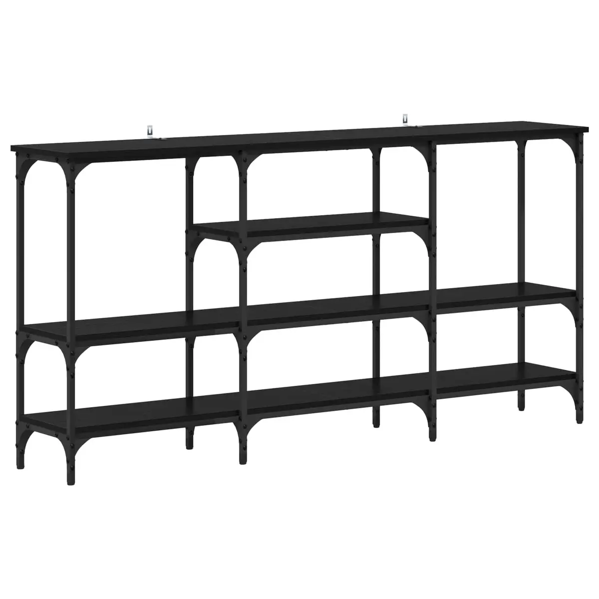 Black Oak Console Table for Style and Function