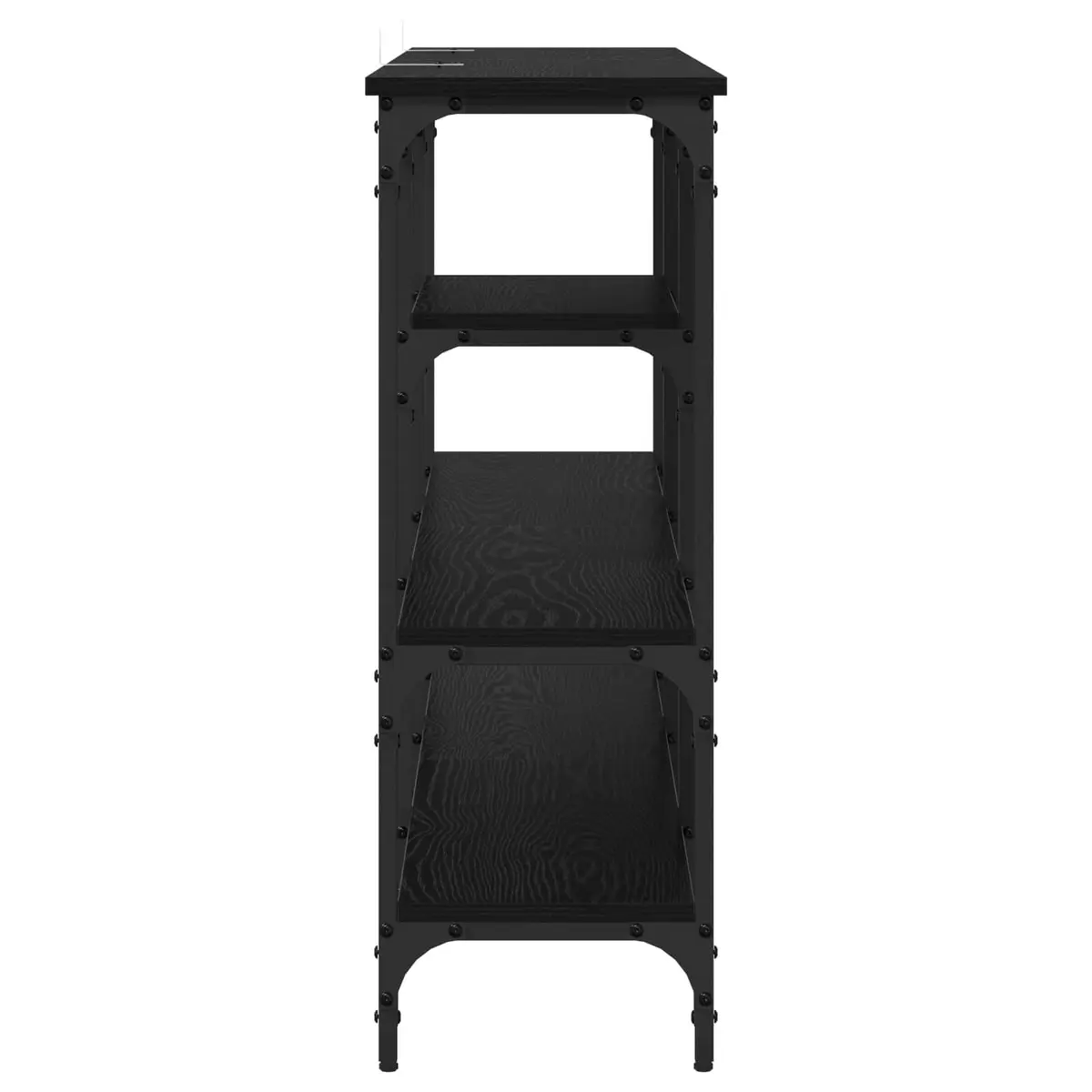 Black Oak Console Table for Style and Function