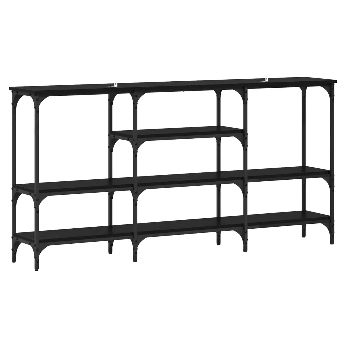Black Oak Console Table for Style and Function
