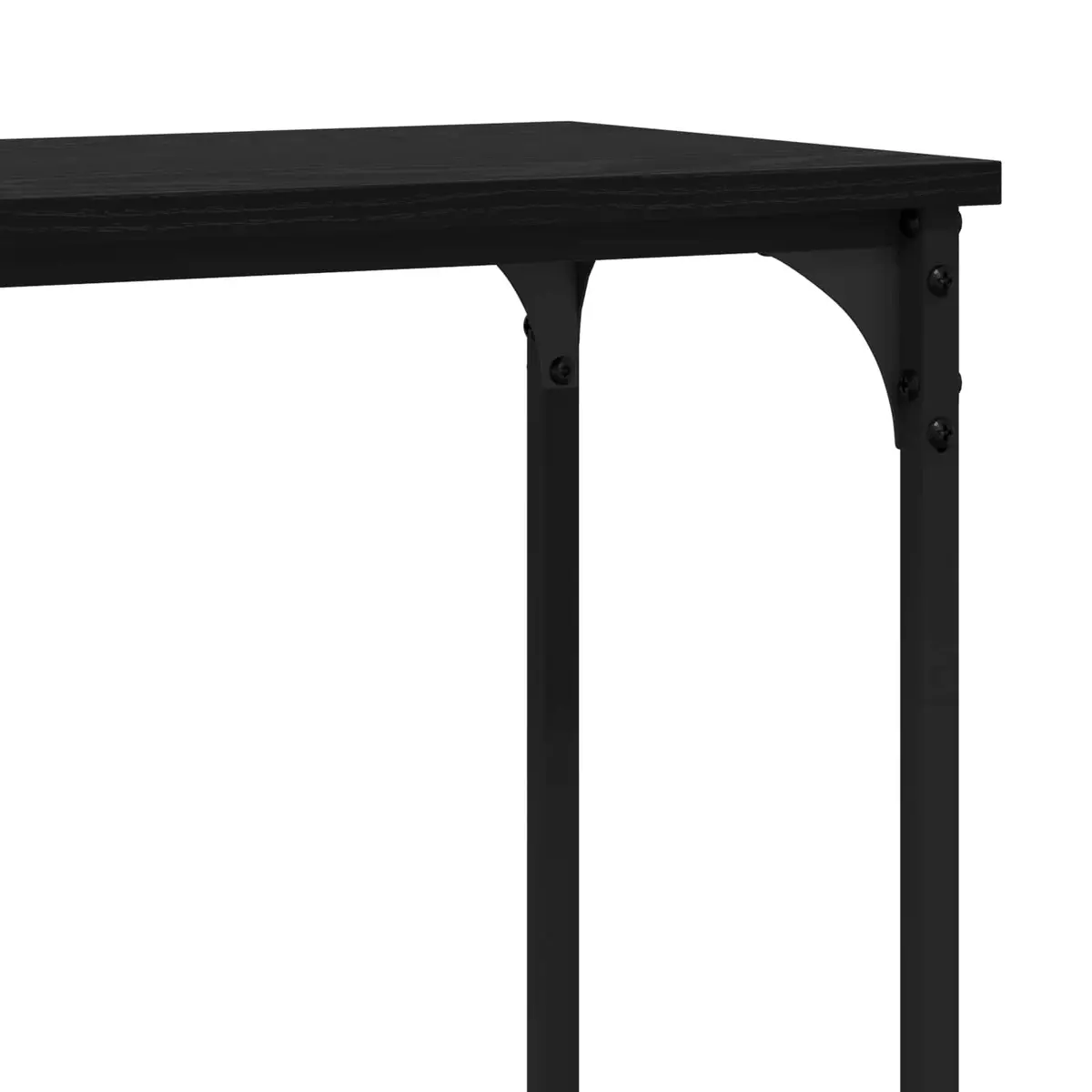 Black Oak Console Table for Style and Function