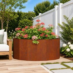Friendly Half Round Planter for Your Outdoor Spaces
