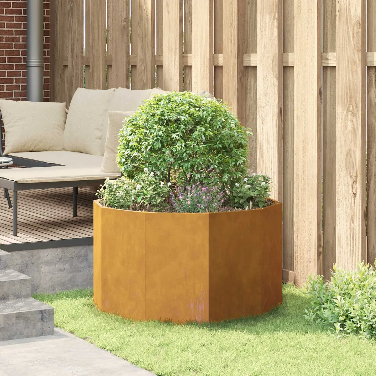 Round Outdoor Planter