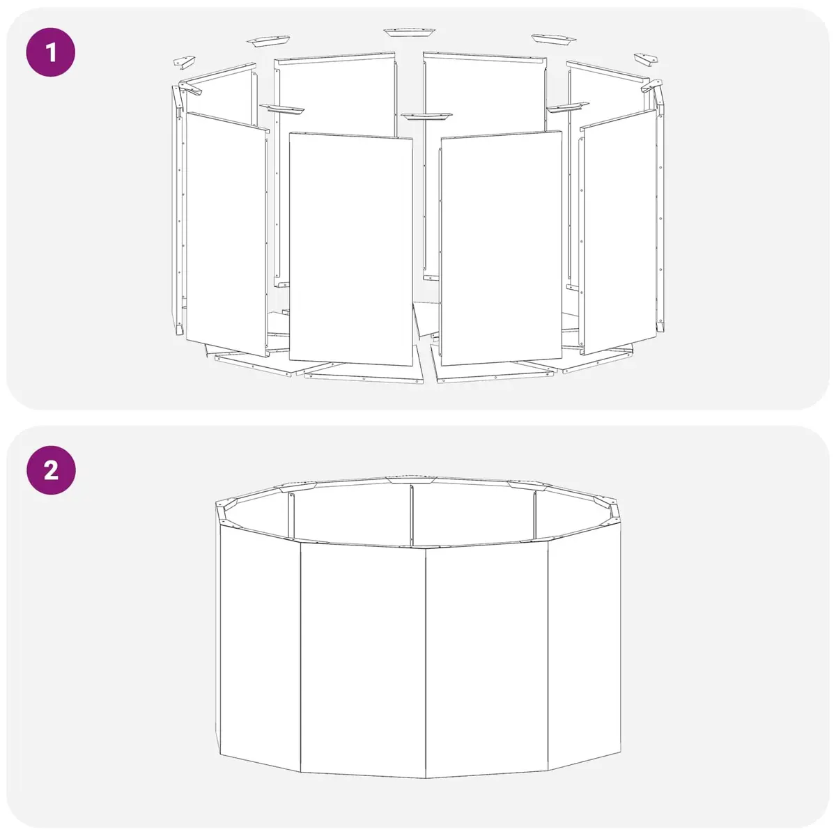 Round Outdoor Planter