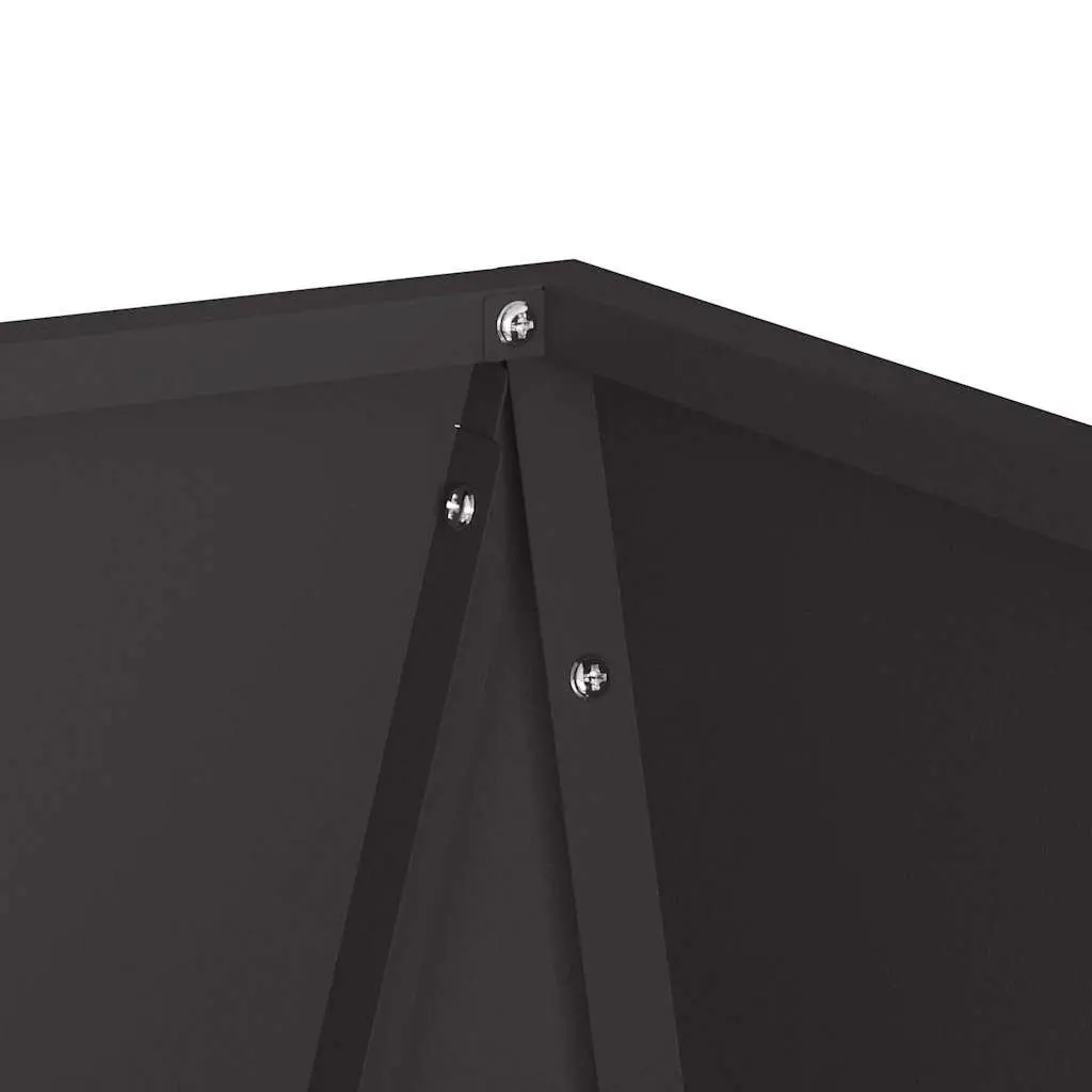 Steel Planter 2 Pcs Black 40 x 40 x 75 cm Outdoor Garden Pot Box Decorative
