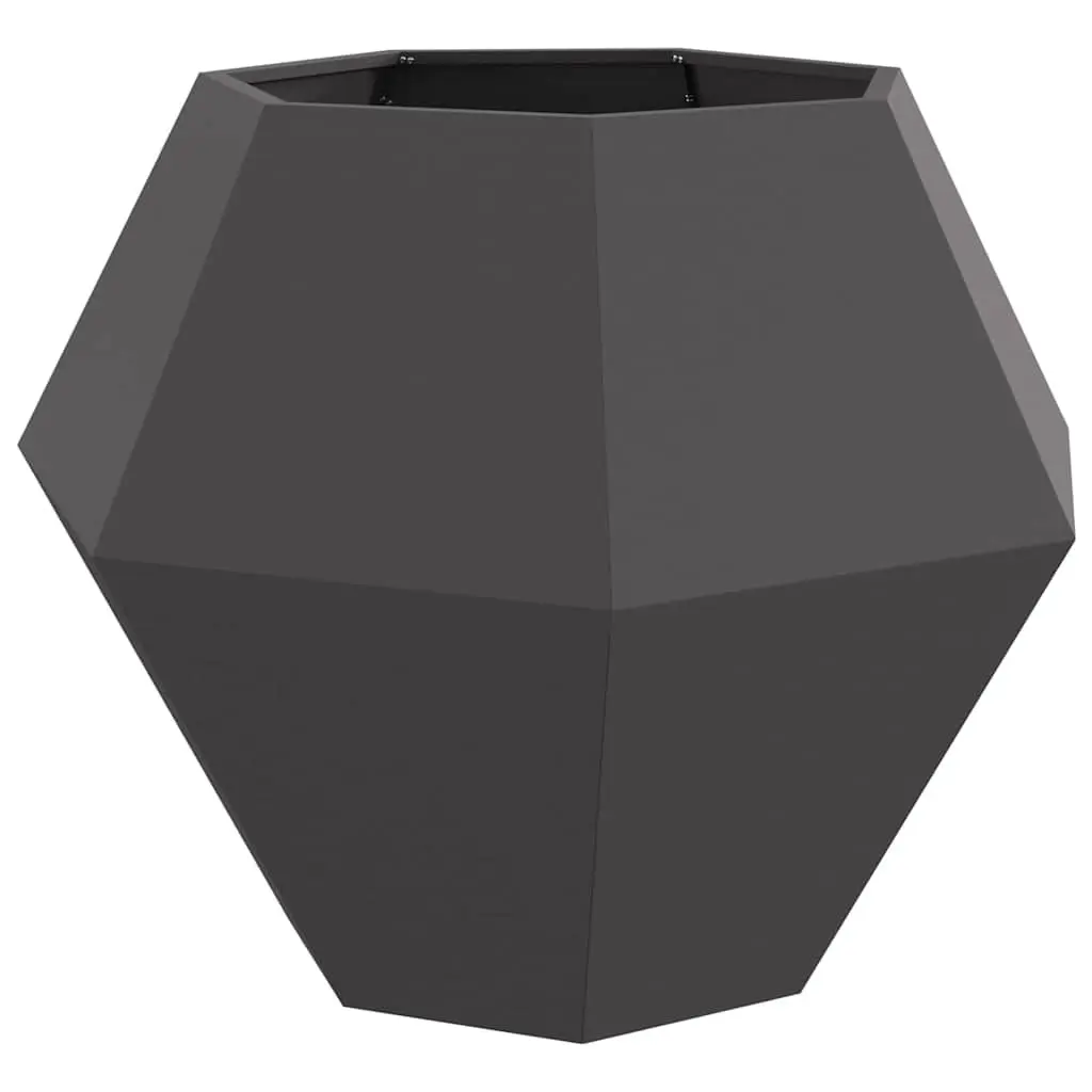 Steel Garden Planter Box Rectangular Outdoor 100x100x80cm 2 Piece