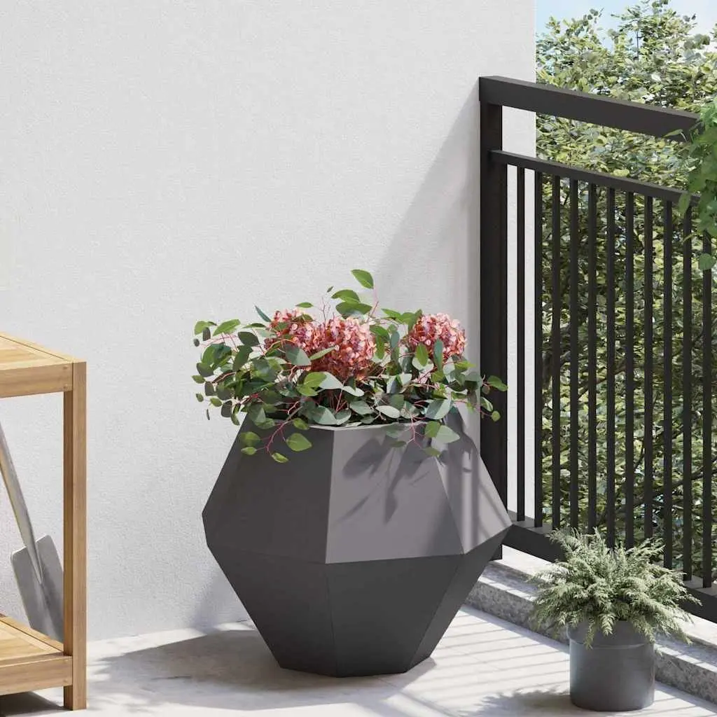 Outdoor Rectangular Steel Planter