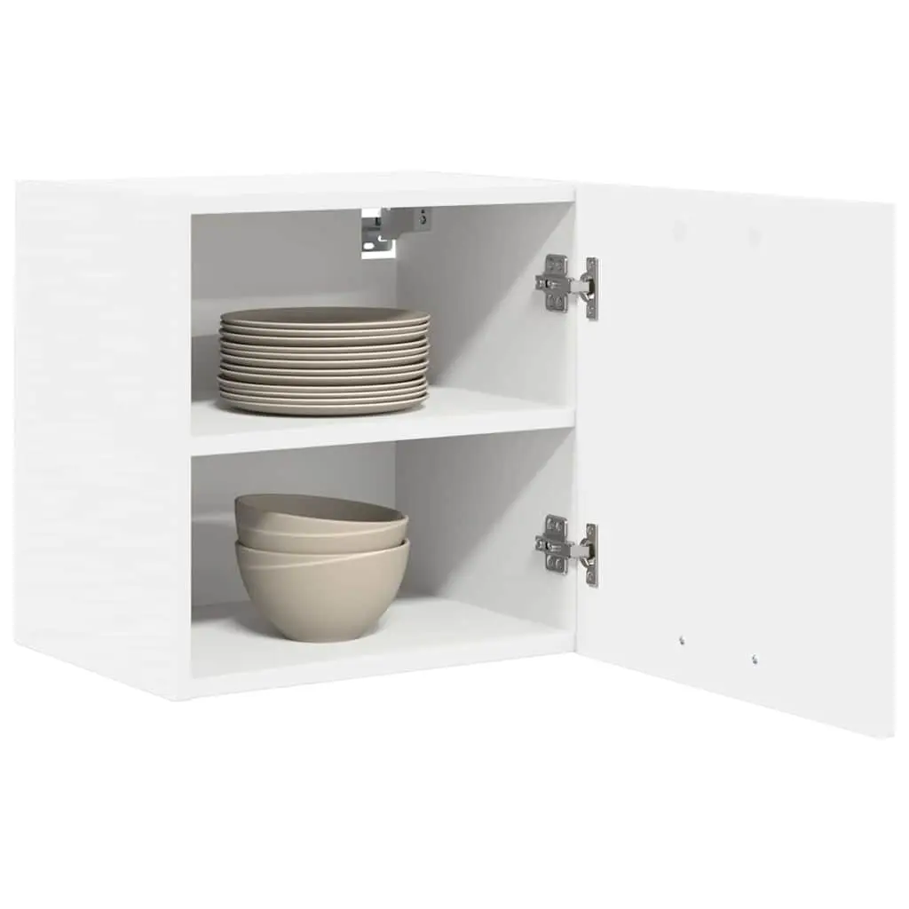 Hanging Kitchen Cabinet Modern Storage White 40 x 31 x 40 cm 2 Pieces