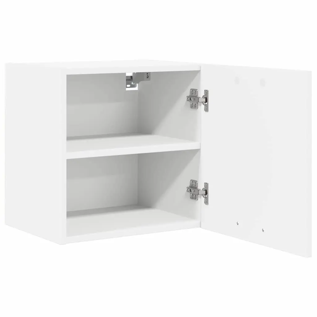 Hanging Kitchen Cabinet Modern Storage White 40 x 31 x 40 cm 2 Pieces