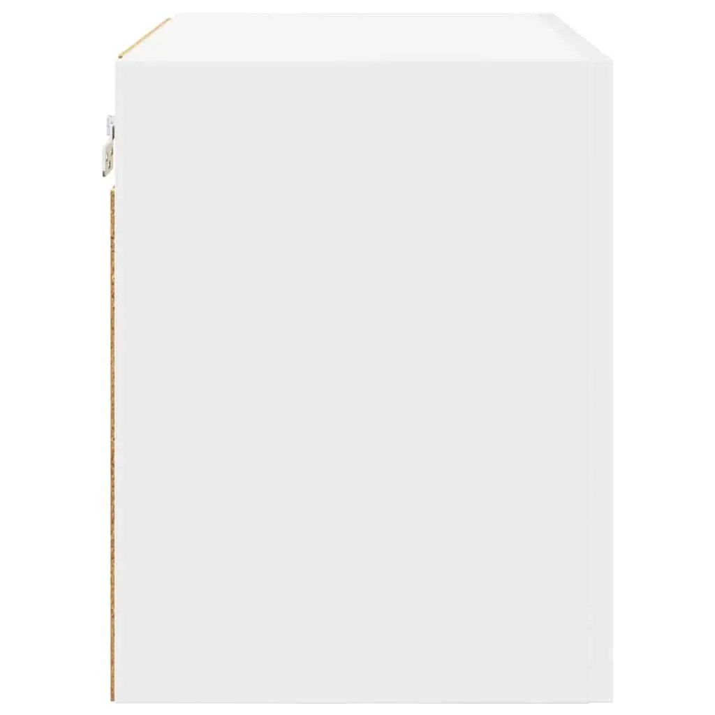 Hanging Kitchen Cabinet with Door White Engineered Wood 50 x 31 x 40 cm