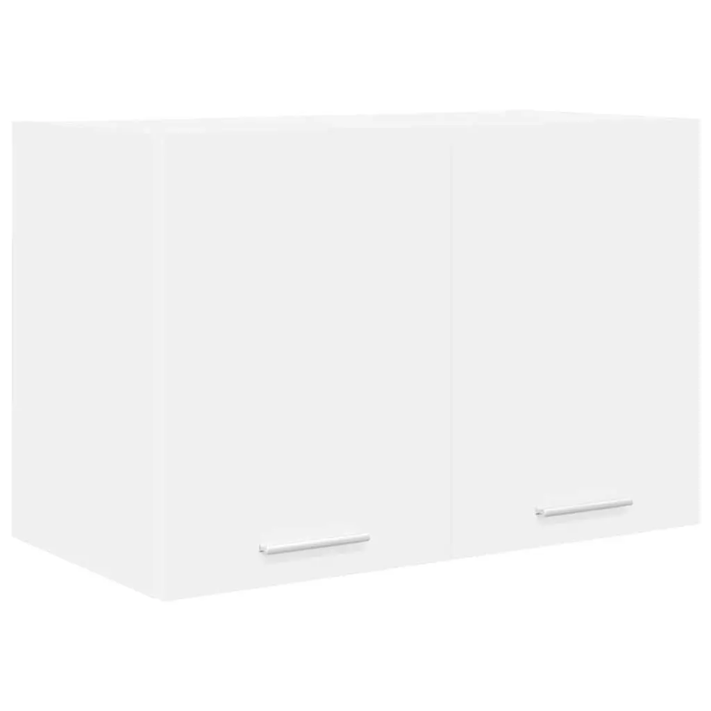 Hanging Kitchen Cabinet Modern White Storage Cupboard 60x31x40cm 2 Piece