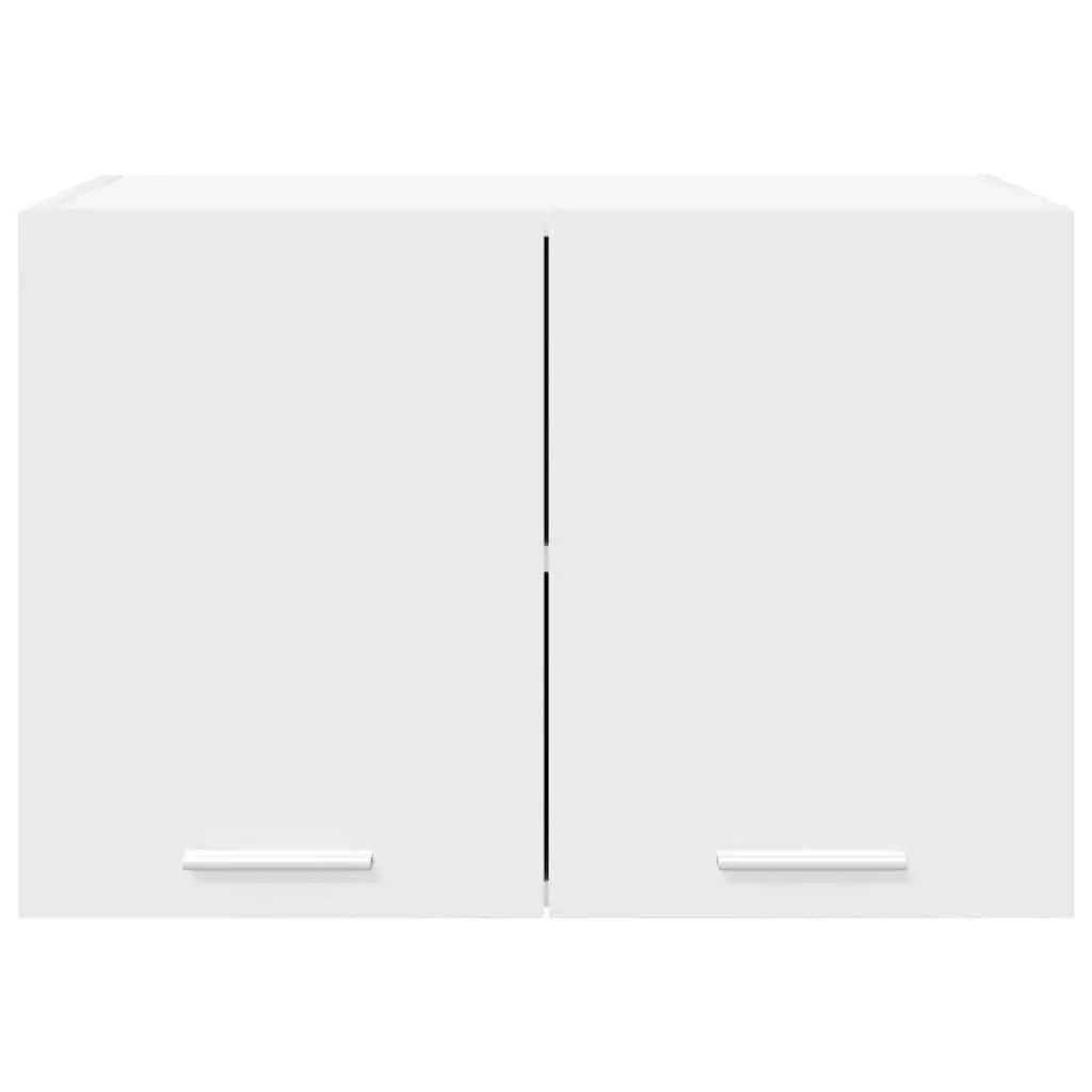 Hanging Kitchen Cabinet Modern White Storage Cupboard 60x31x40cm 2 Piece