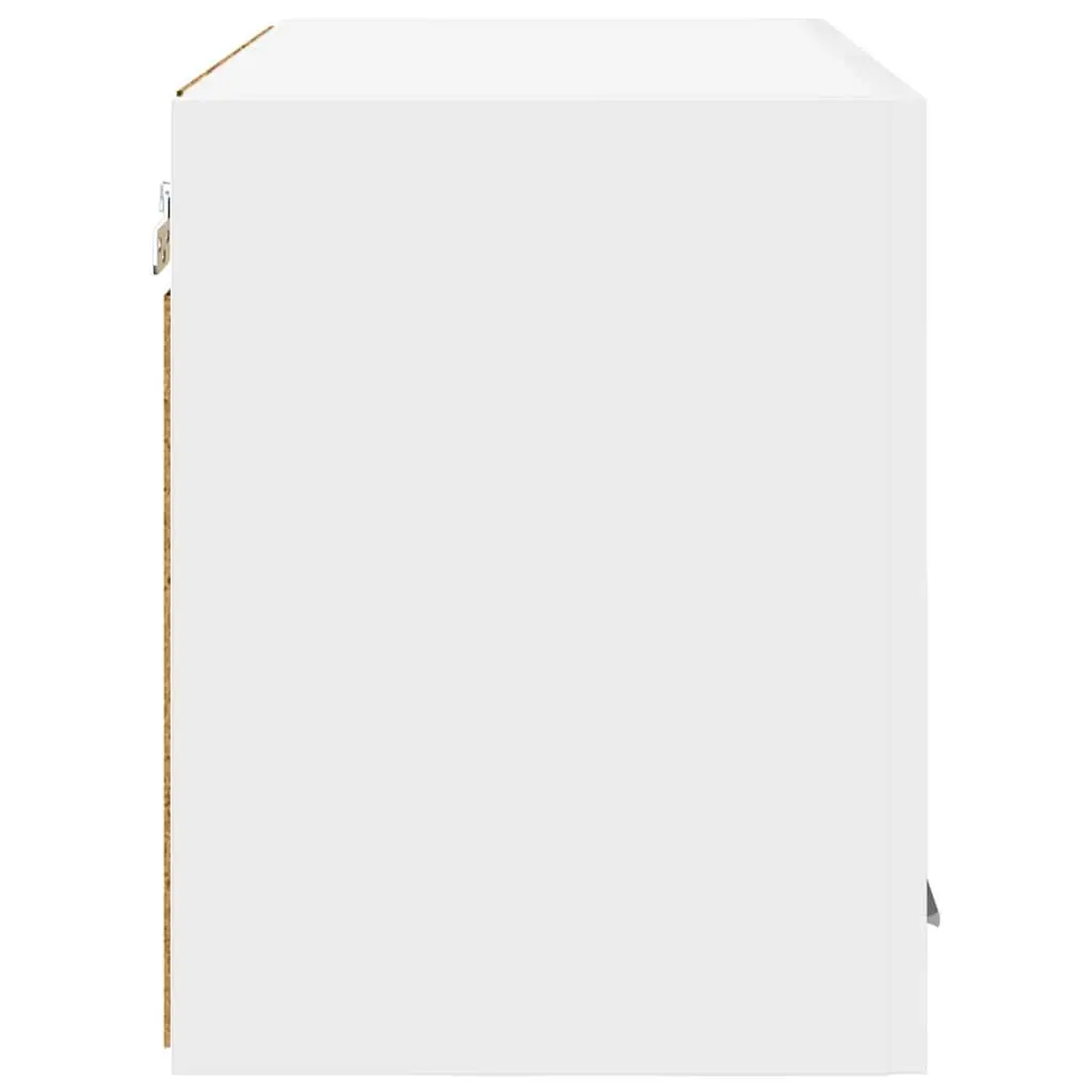 Hanging Kitchen Cabinet Modern White Storage Cupboard 60x31x40cm 2 Piece