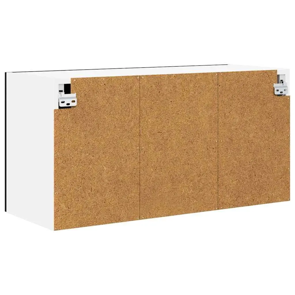 Hanging Kitchen Cabinet Black Oak Modern Storage 80 x 31 x 40 cm Engineered Wood