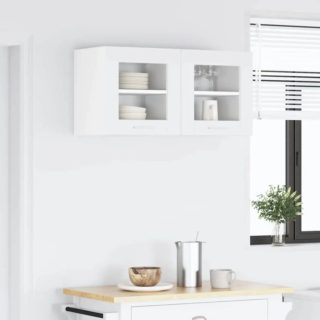 Hanging Kitchen Cabinet White Engineered Wood 40 x 31 x 40 cm