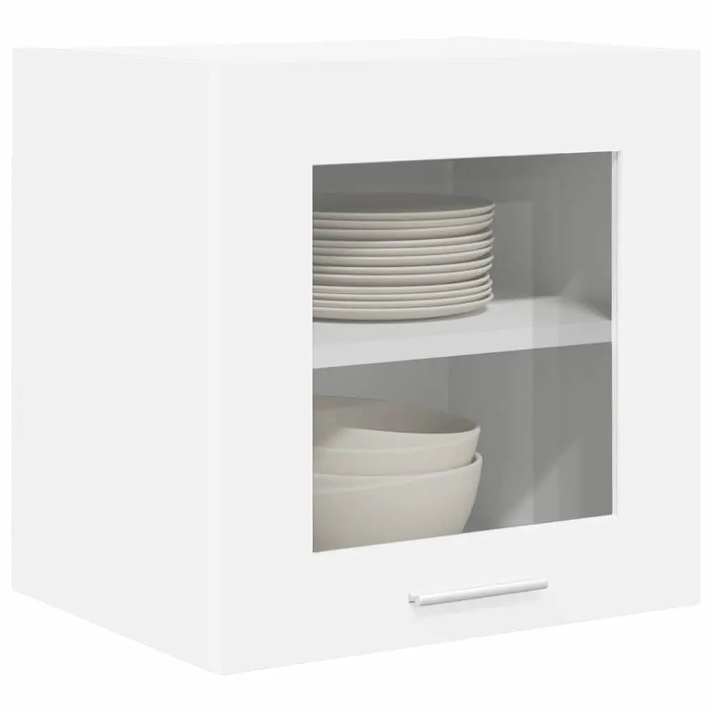 Hanging Kitchen Cabinet 2 pcs White Storage Engineered Wood 40x31x40cm