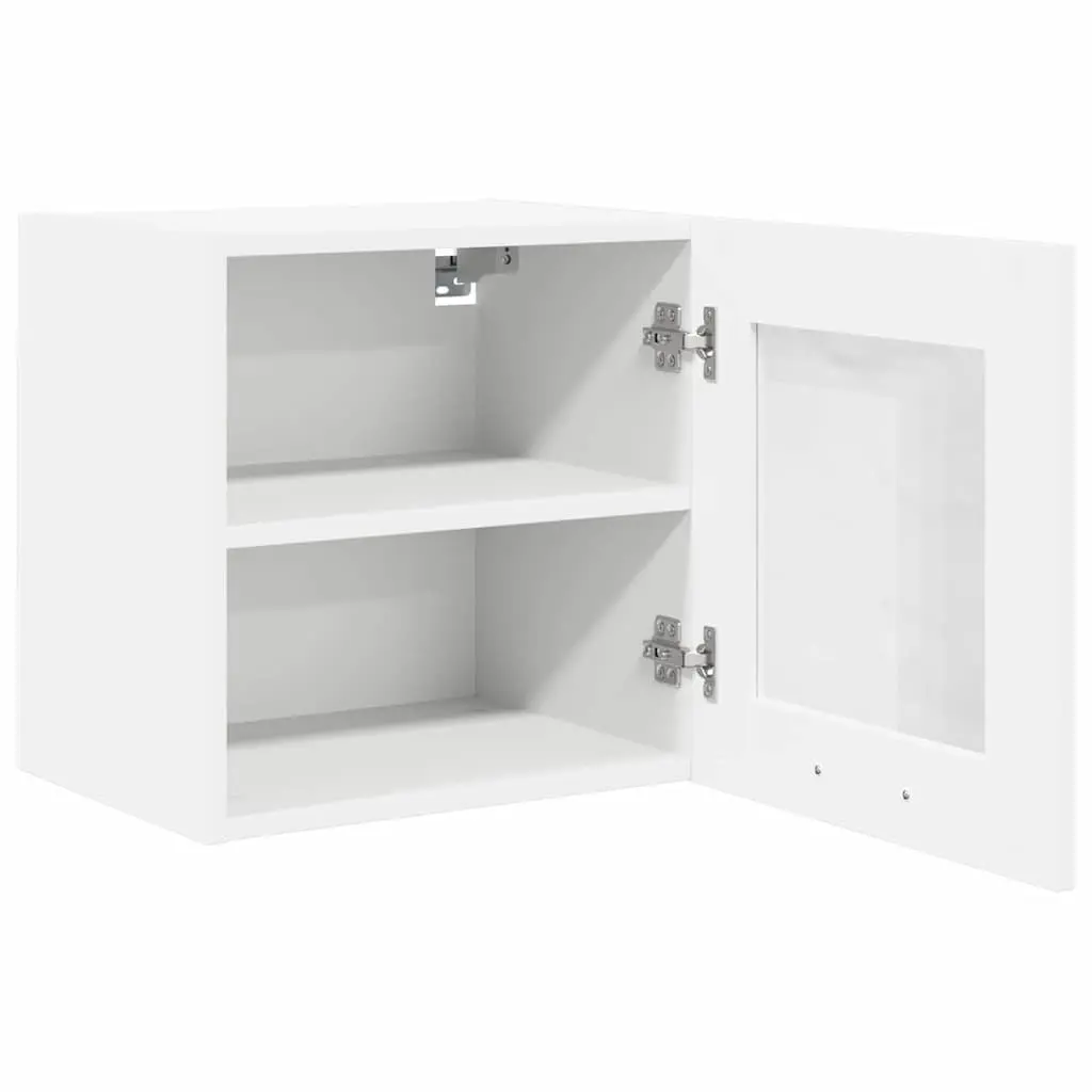 Hanging Kitchen Cabinet 2 pcs White Storage Engineered Wood 40x31x40cm