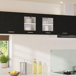 Your New Favorite Black Oak Kitchen Storage Solution