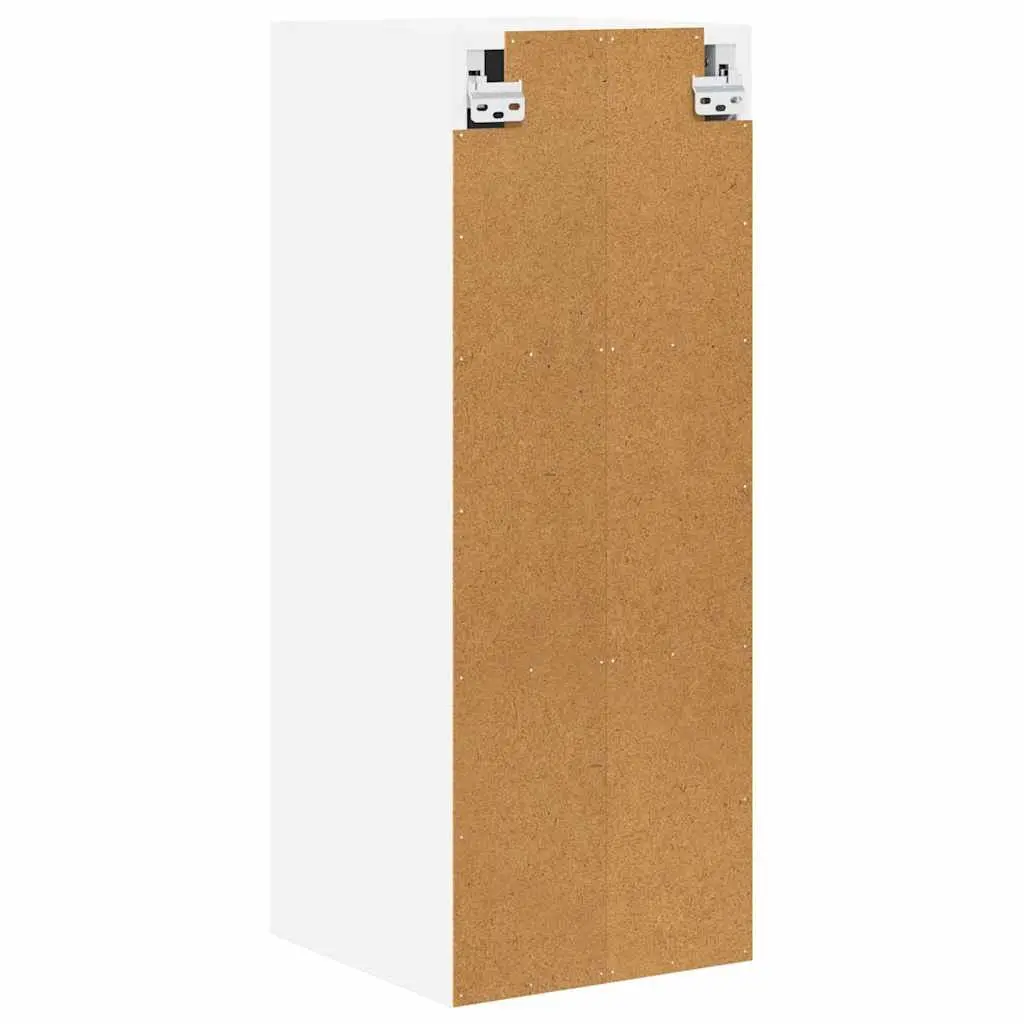 Hanging Cabinet Modern White Kitchen Storage Engineered Wood 30 x 31 x 80 cm 2 pcs