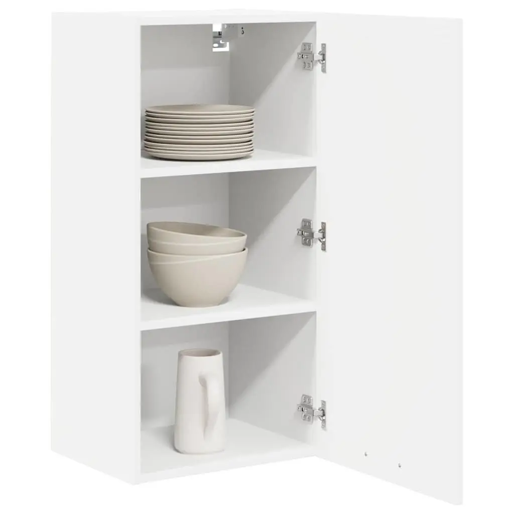Hanging Kitchen Cabinet White Engineered Wood 40 x 31 x 80 cm