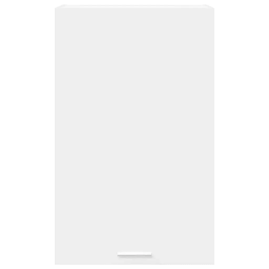 Hanging Kitchen Cabinet with Door White Storage Engineered Wood 50 x 31 x 80 cm