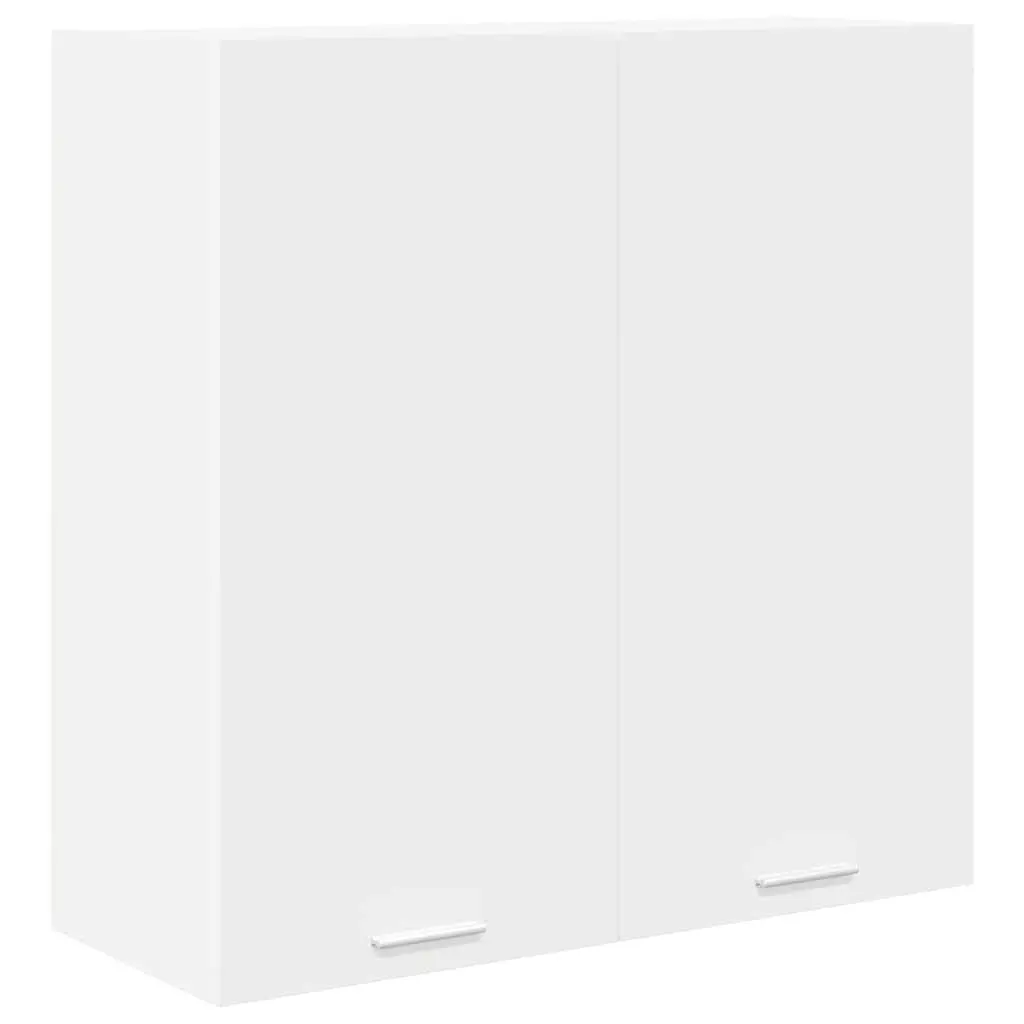 Hanging Kitchen Cabinet with Door White Storage Engineered Wood 80x31x80cm