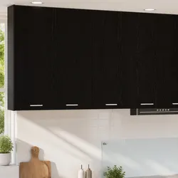 Your Modern Black Oak Kitchen Cabinet - 80x31x80cm
