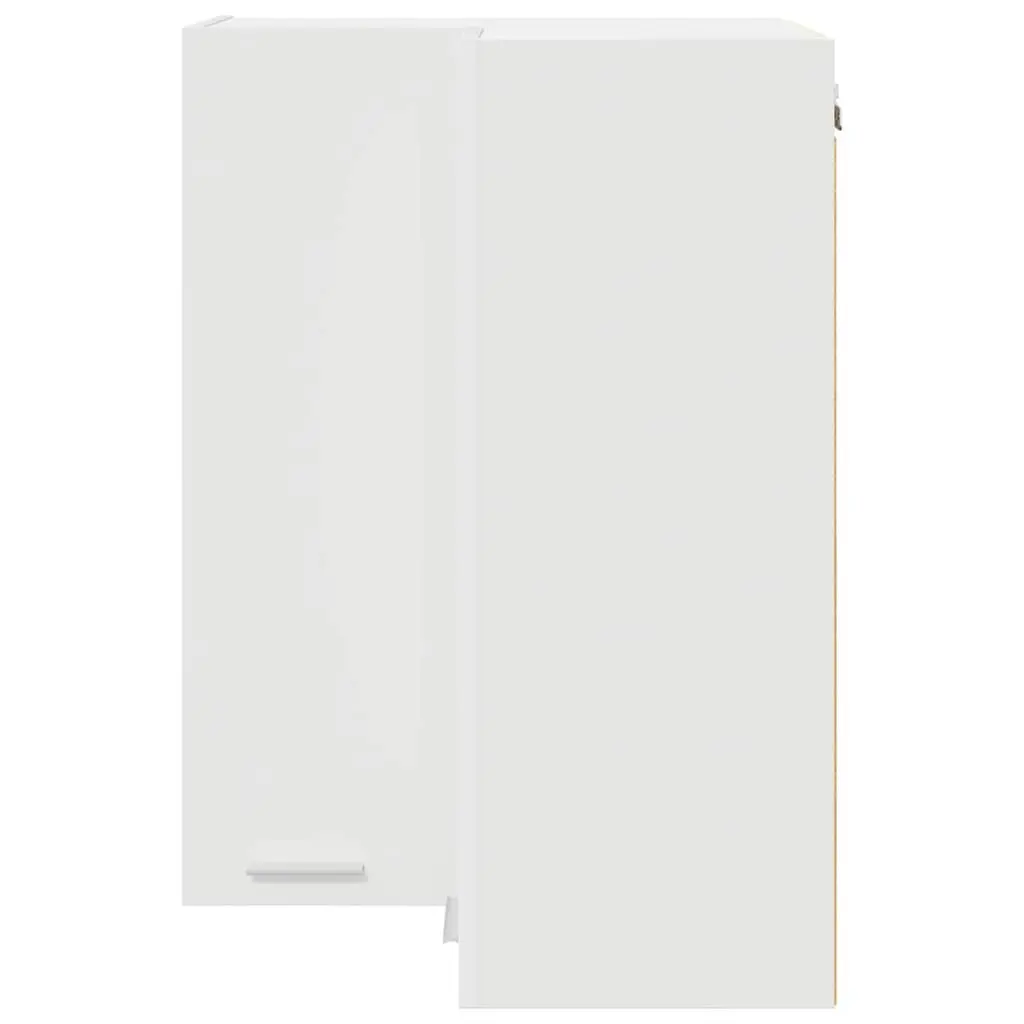 White Kitchen Hanging Cabinet Wall Mounted Storage Unit Modern Home Organiser