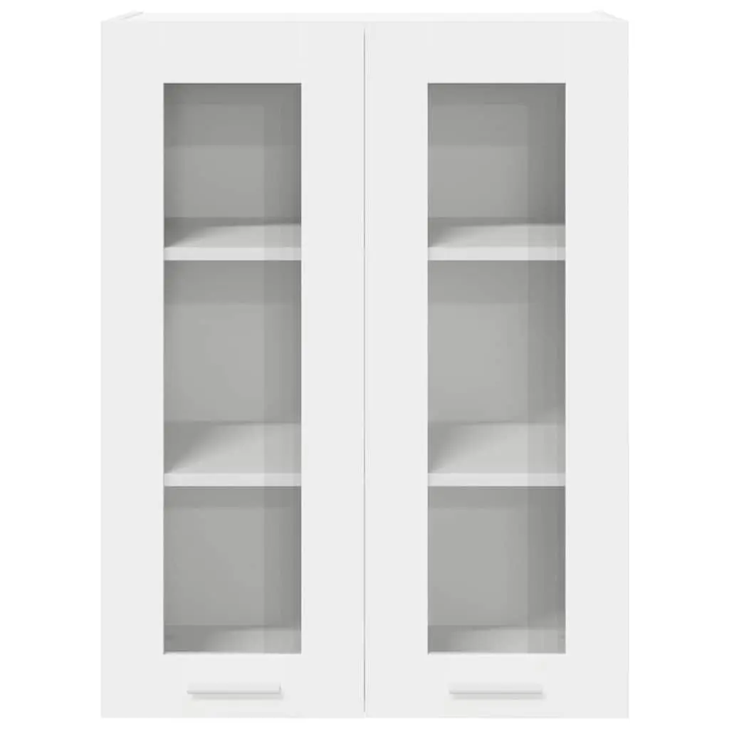 Storage Hanging Cabinet with Door Engineered Wood White 60 x 31 x 80 cm