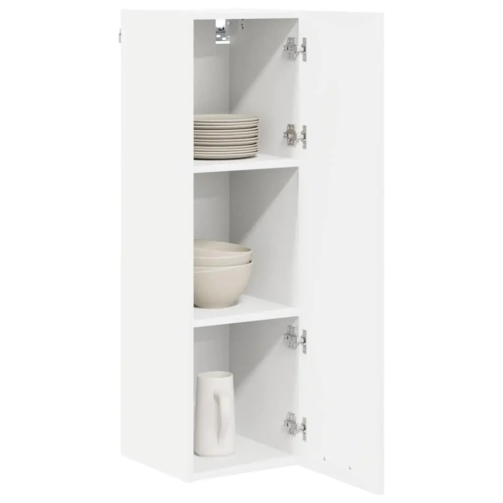 Hanging Kitchen Cabinet Modern White Engineered Wood 30 x 31 x 100 cm
