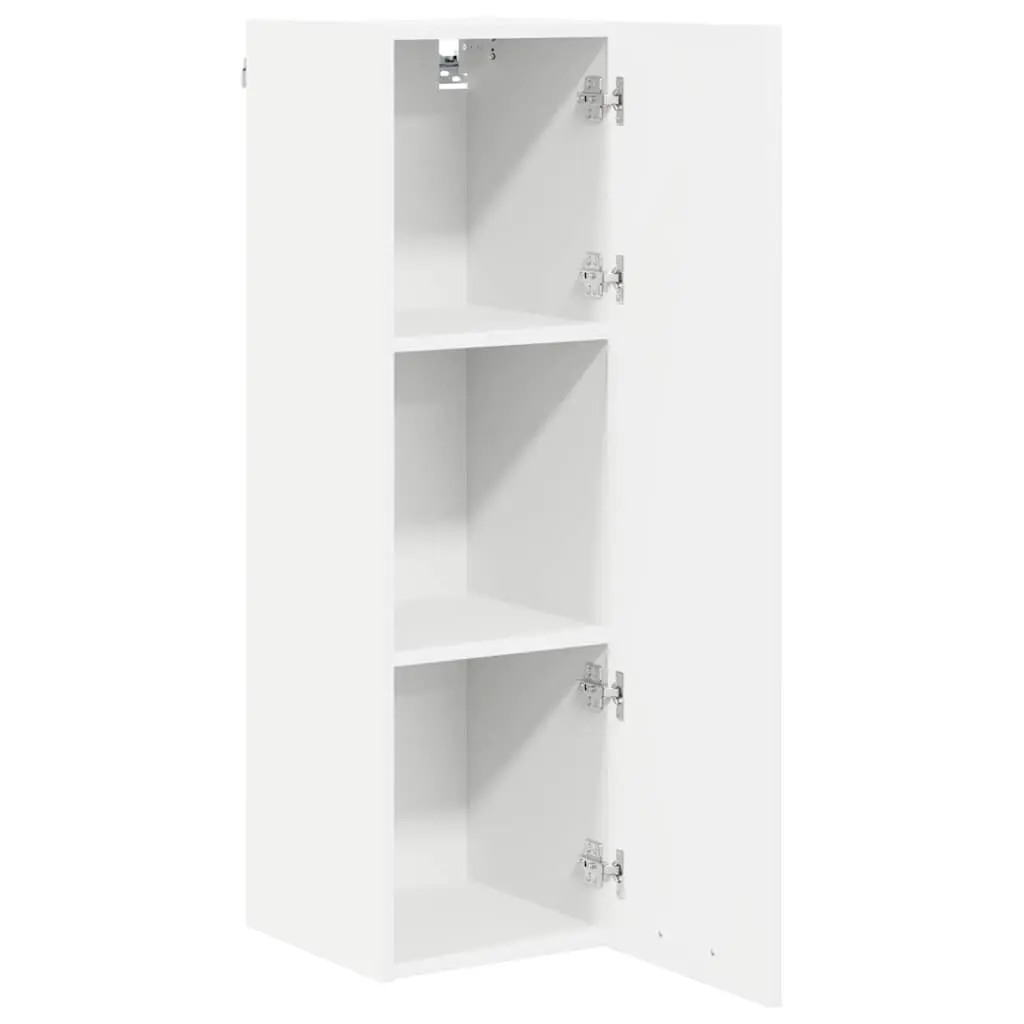 Hanging Kitchen Cabinet Modern White Engineered Wood 30 x 31 x 100 cm