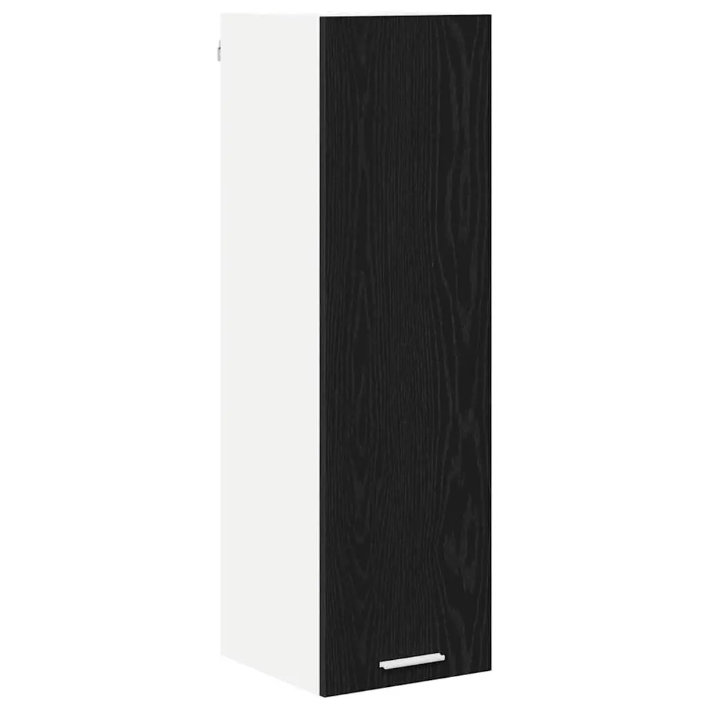 Hanging Kitchen Cabinet Modern Black Oak 30 x 31 x 100 cm