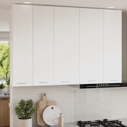 User-Friendly White Hanging Kitchen Cabinet for Easy Living