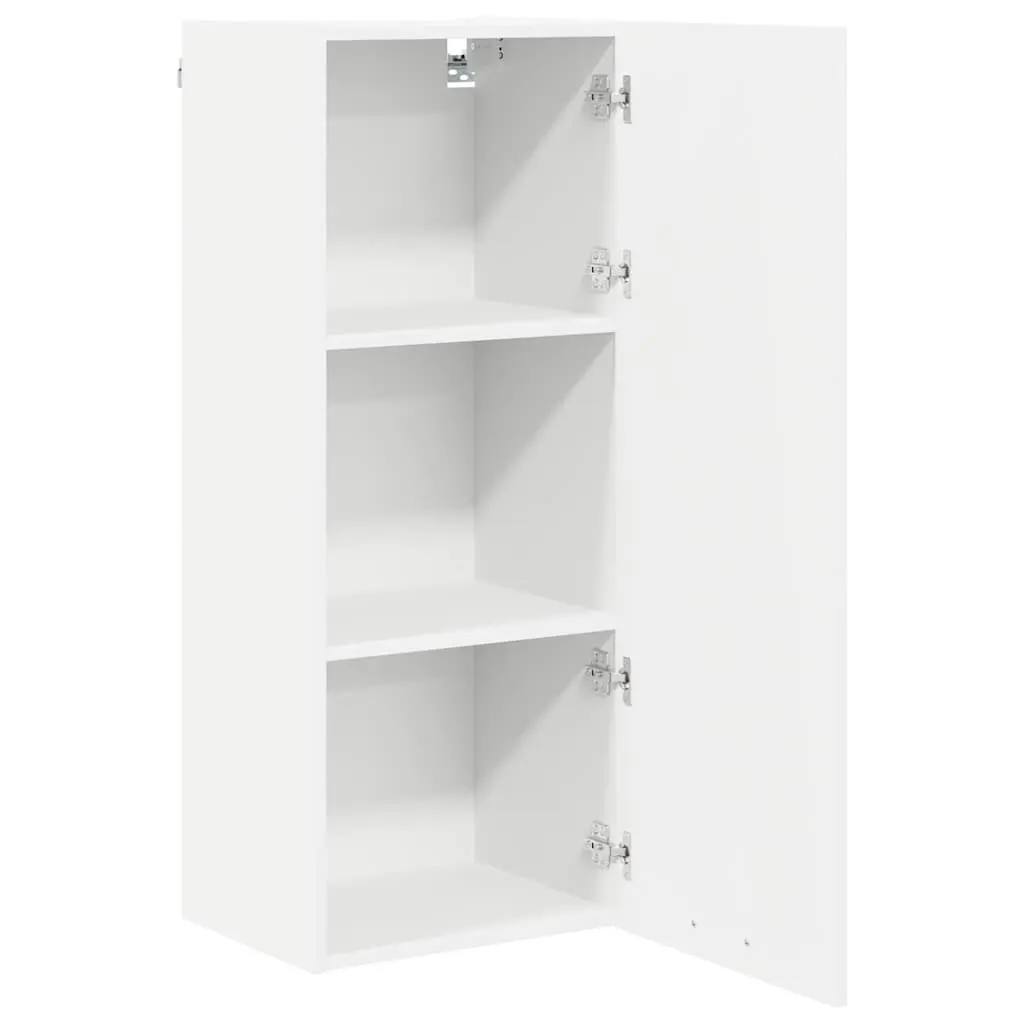 Hanging Kitchen Cabinet White Storage Engineered Wood 40 x 31 x 100 cm