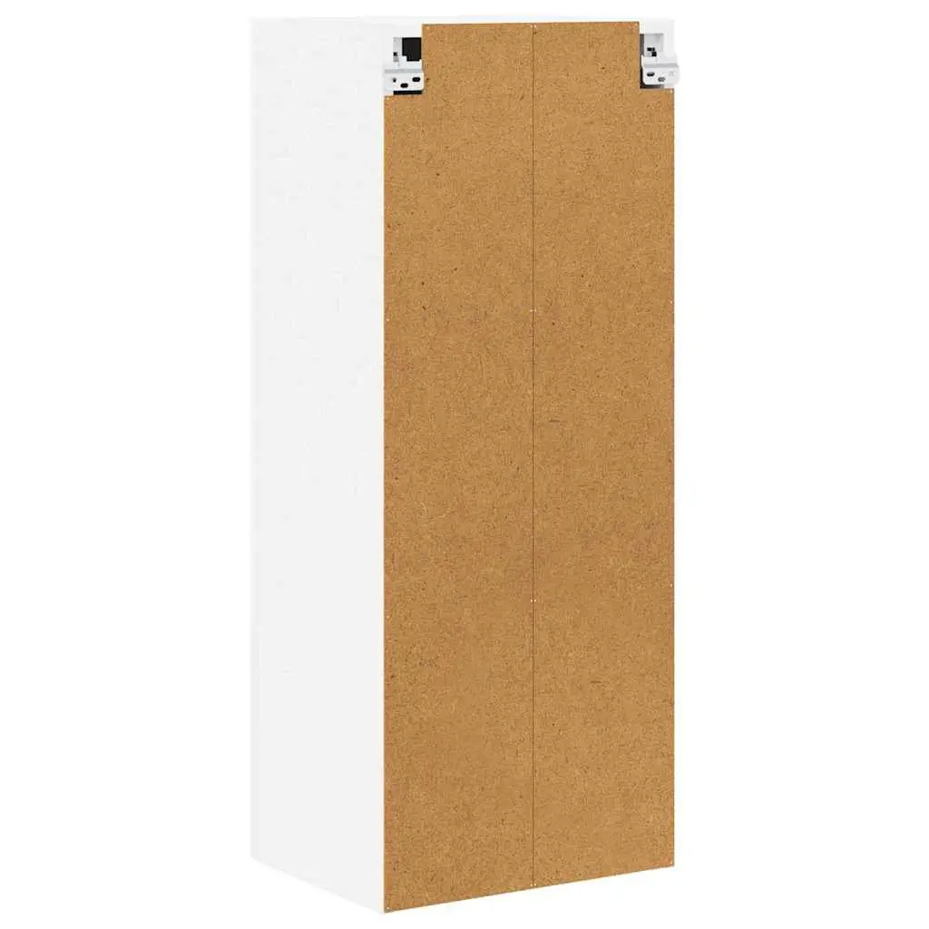 Hanging Kitchen Cabinet White Storage Engineered Wood 40 x 31 x 100 cm