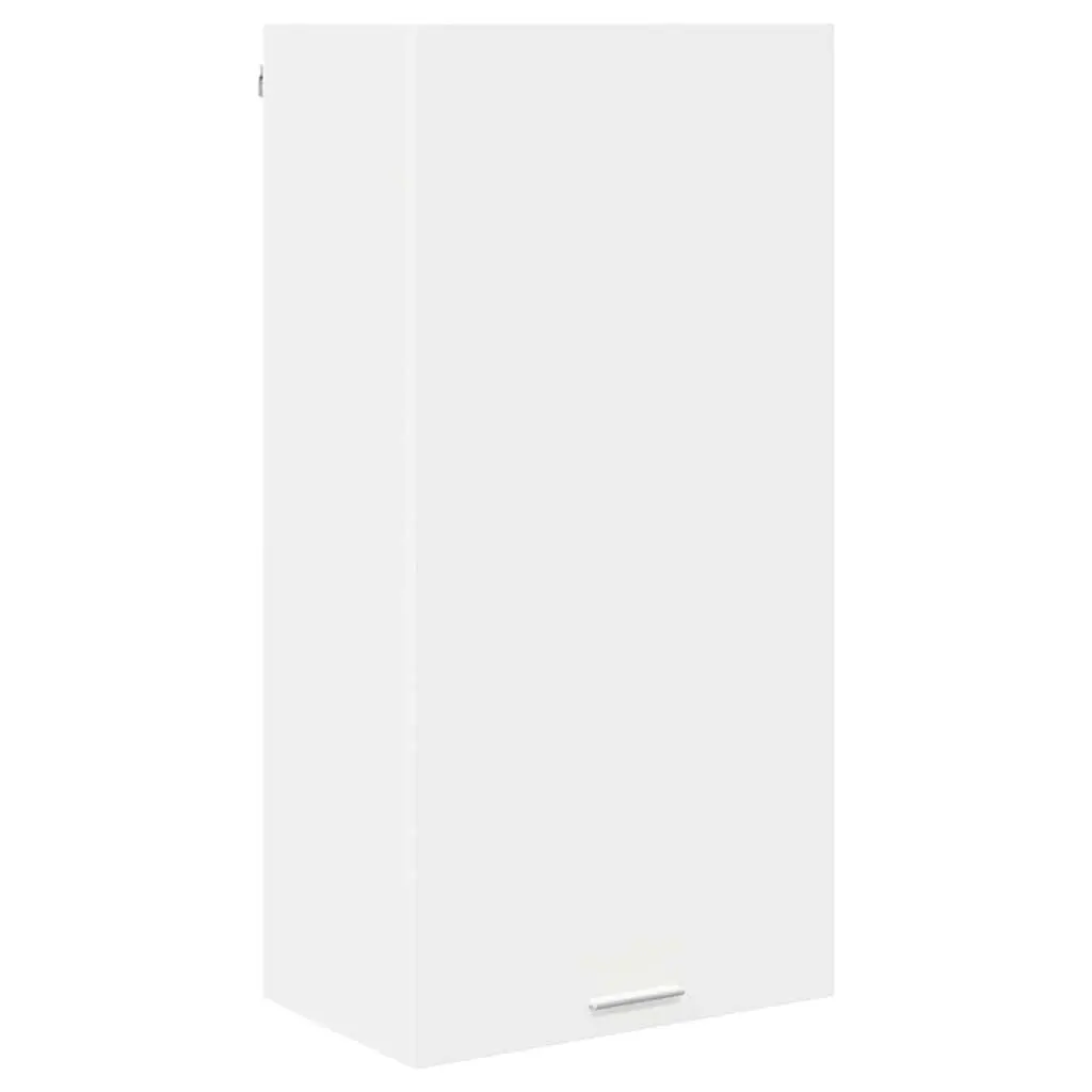 Hanging Kitchen Cabinet Modern White Engineered Wood 50x31x100cm