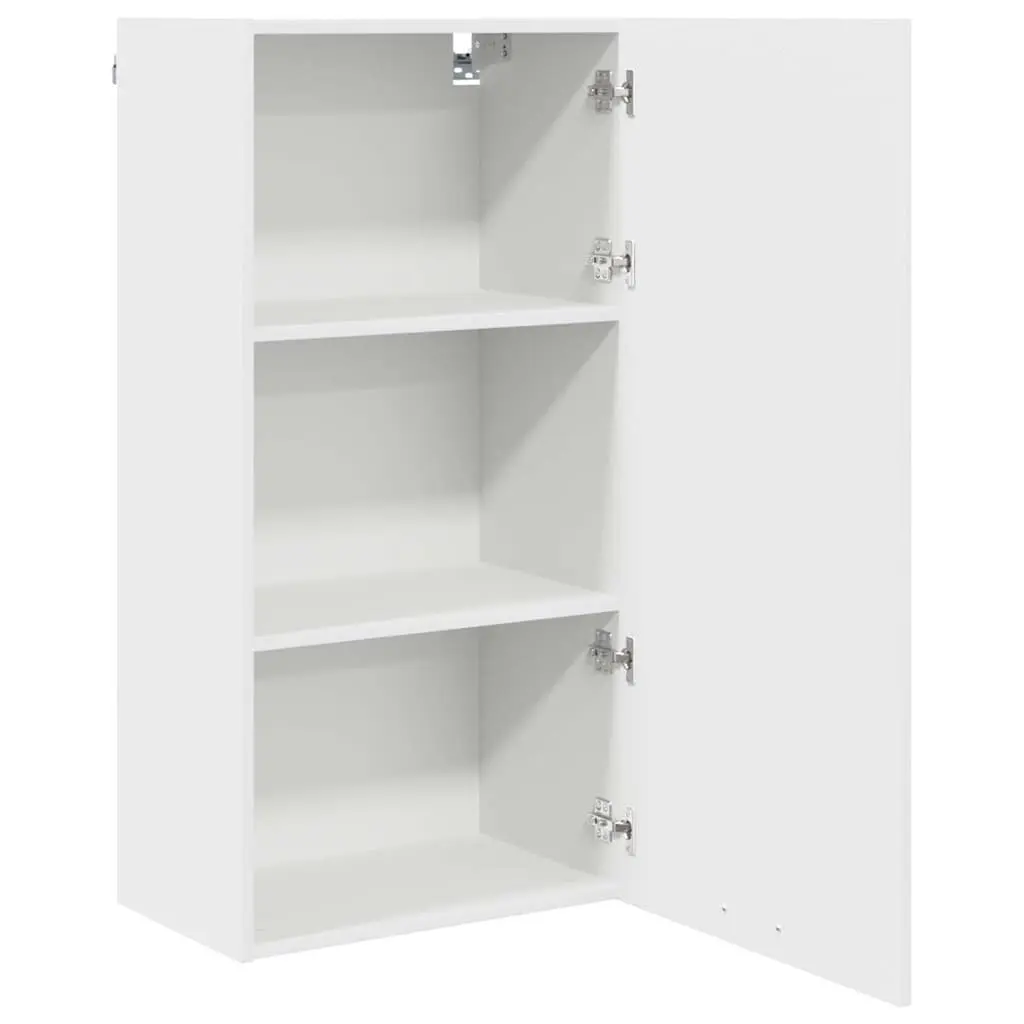 Hanging Kitchen Cabinet Modern White Engineered Wood 50x31x100cm