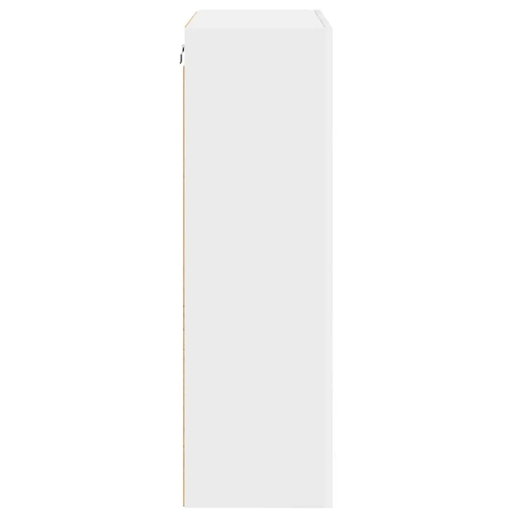 Hanging Kitchen Cabinet White 60x31x100cm Modern Storage Engineered Wood