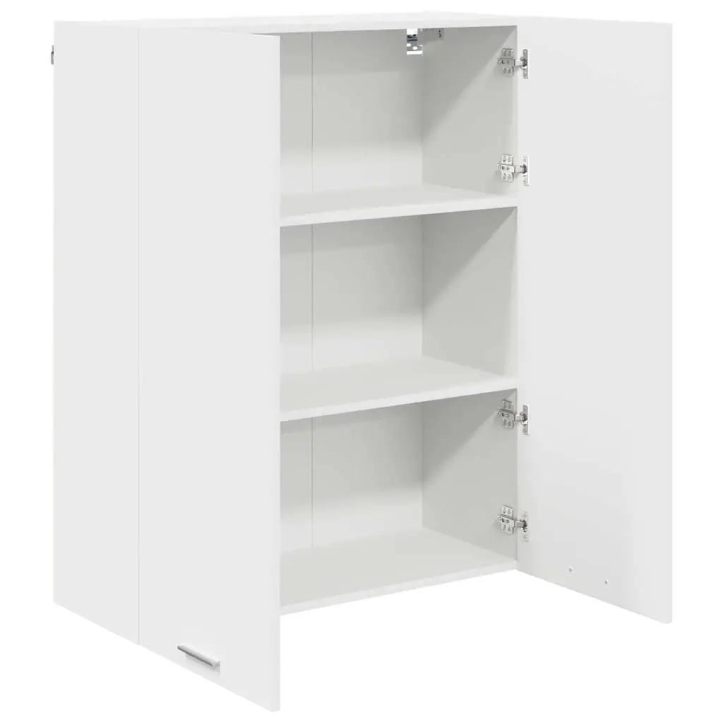 Hanging Kitchen Cabinet Modern White Engineered Wood 80x31x100cm